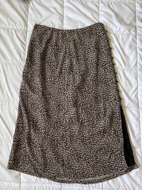 Frank and Oak Size Small Flower Print Skirt